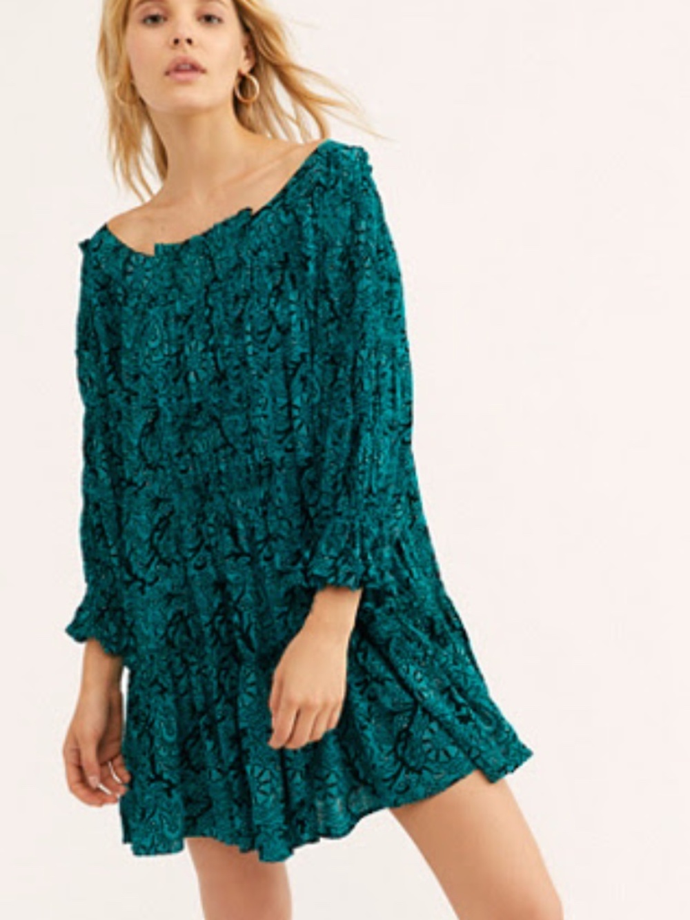 Free People See Ya Later Tunic Mini Dress